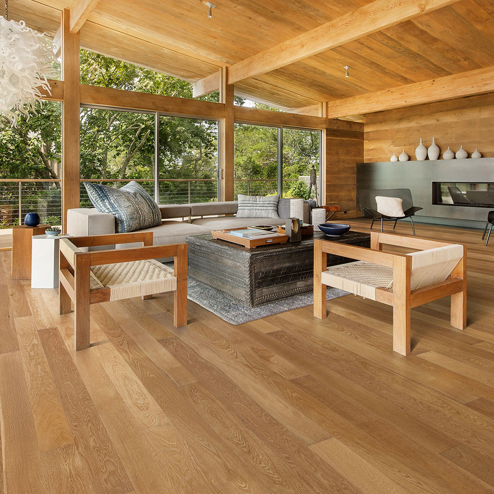 Hardwood flooring interior